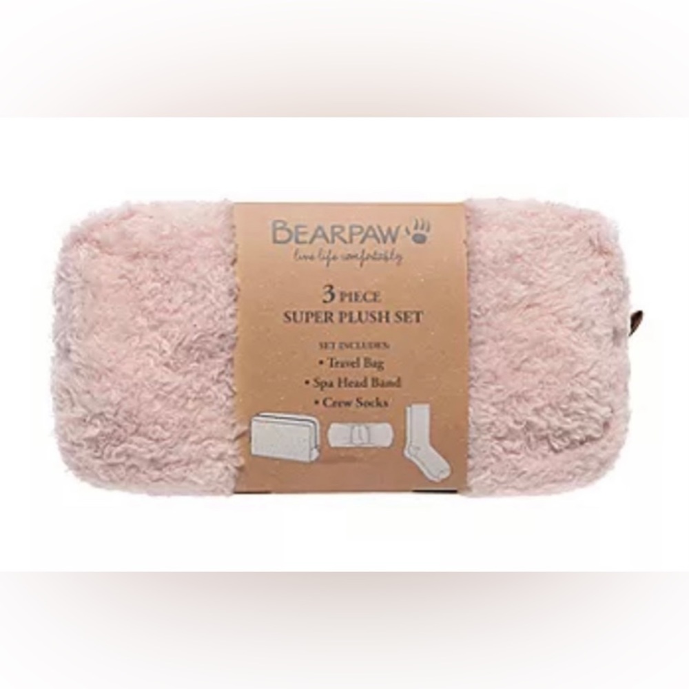 𝐁𝐄𝐀𝐑𝐏𝐀𝐖 Plush 3 Piece Spa Set